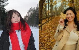 Jasmine Trania and Nina Phania.