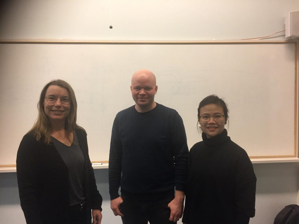 An insightful lecture with professor Anna Aminoff and Otto Sormunen from VR group about Supply Chain strategy for sustainability