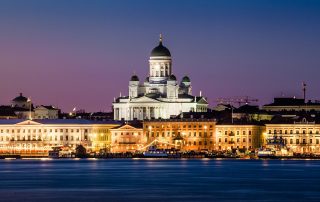 Helsinki by night