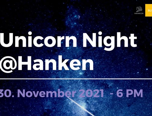 Welcome to join the Unicorn Night at Hanken the 30th of November!